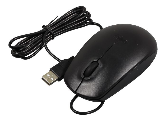 Dell Optical Wired Mouse - Black